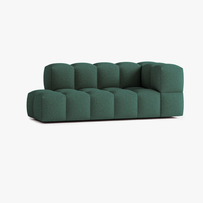 Sofa Leo, Zusammenstellung L4, 4 Plätze, Armlehne rechts, Bezug E12
