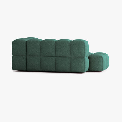 Sofa Leo, Zusammenstellung L4, 4 Plätze, Armlehne rechts, Bezug E12