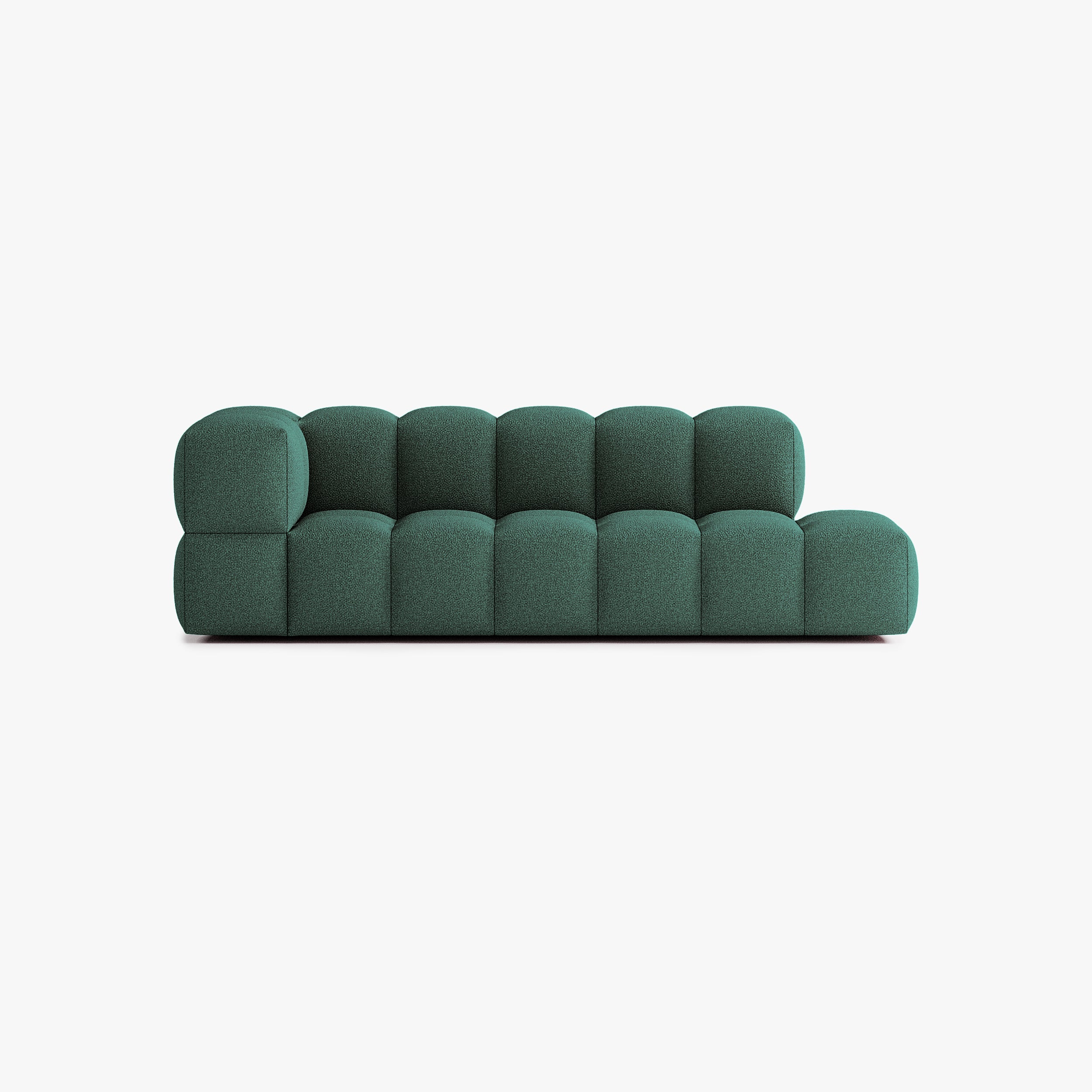 Sofa Leo, Komposition L4, 5 Plätze, Armlehne links, Bezug E12