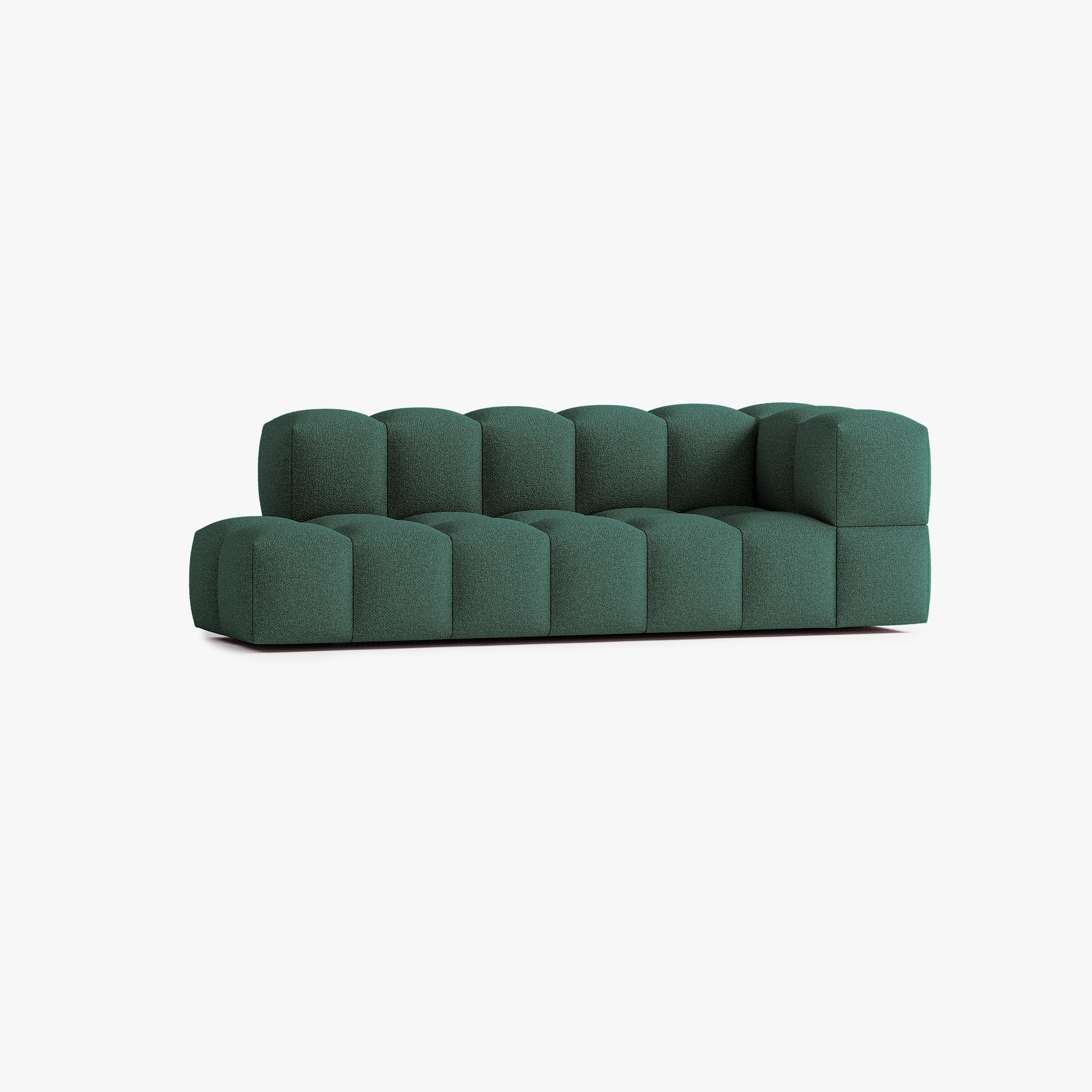 Leo Sofa, Composition L4, 5 Seats, Right Armrest, E12 Upholstery