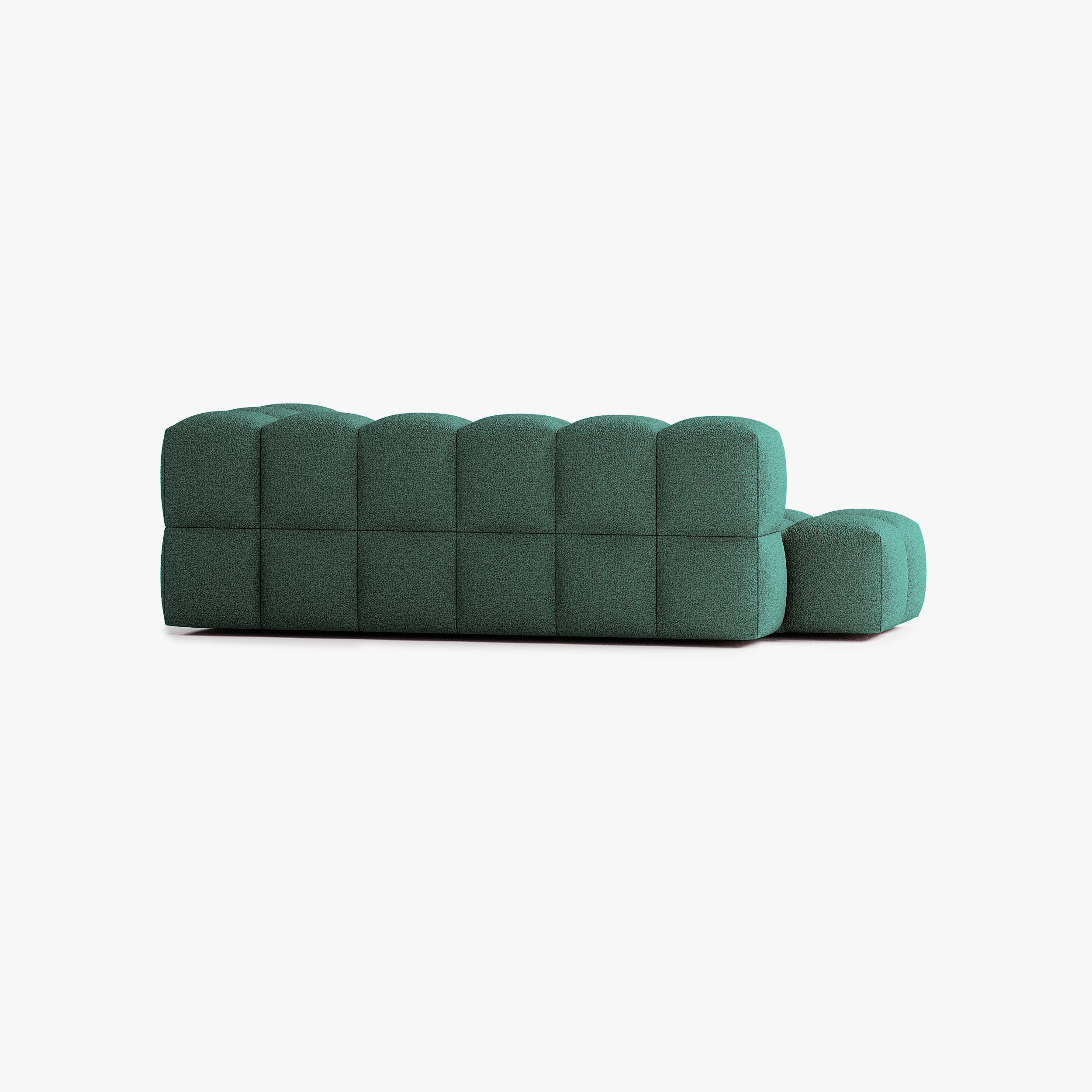 Leo Sofa, Composition L4, 5 Seats, Right Armrest, E12 Upholstery