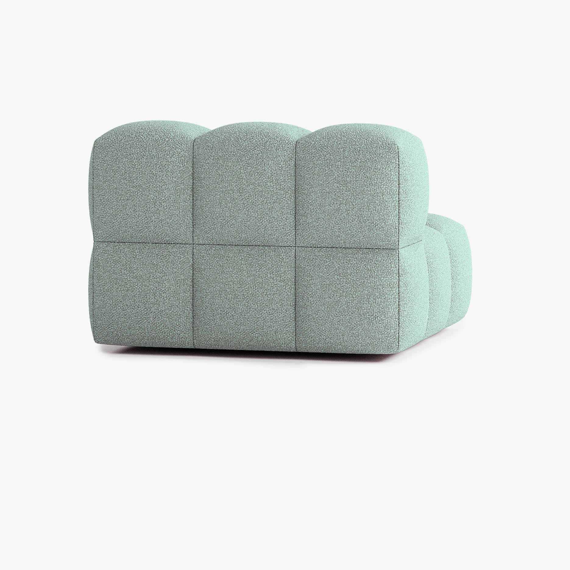 Sofa Leo, Zusammenstellung L2, 2 Plätze, Bezug E13