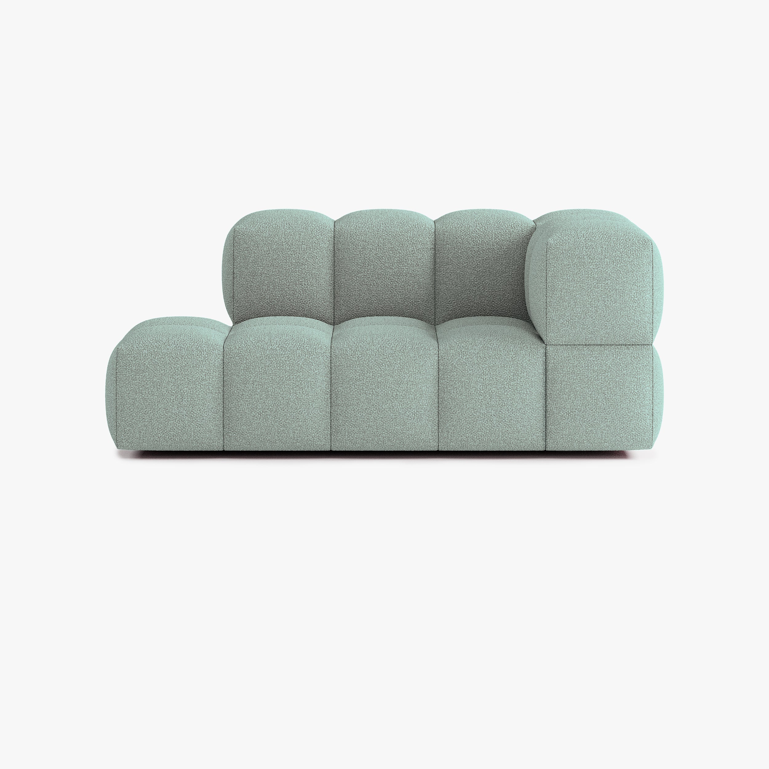 Sofa Leo, Zusammenstellung L4, 3 Plätze, Armlehne rechts, Bezug E13