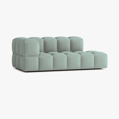 Sofa Leo, Zusammenstellung L4, 4 Plätze, Armlehne links, Bezug E13