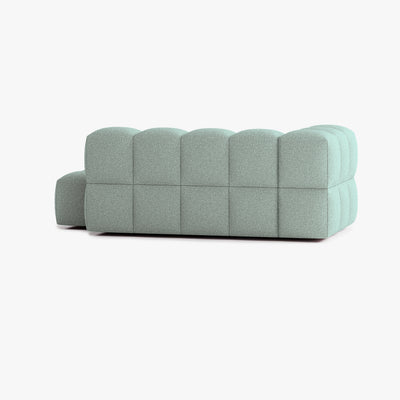 Sofa Leo, Zusammenstellung L4, 4 Plätze, Armlehne links, Bezug E13