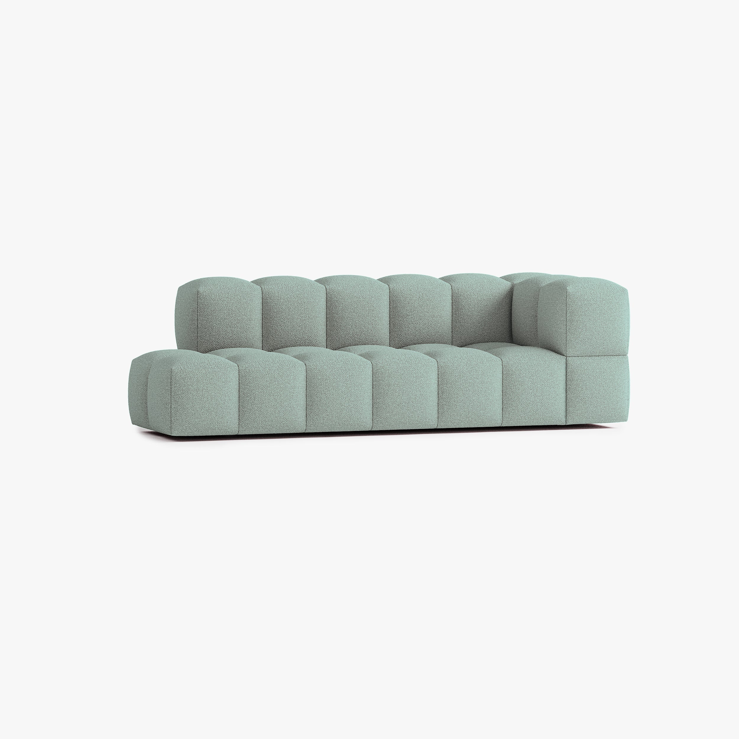 Leo Sofa, Composition L4, 5 Seats, Right Armrest, E13 Upholstery