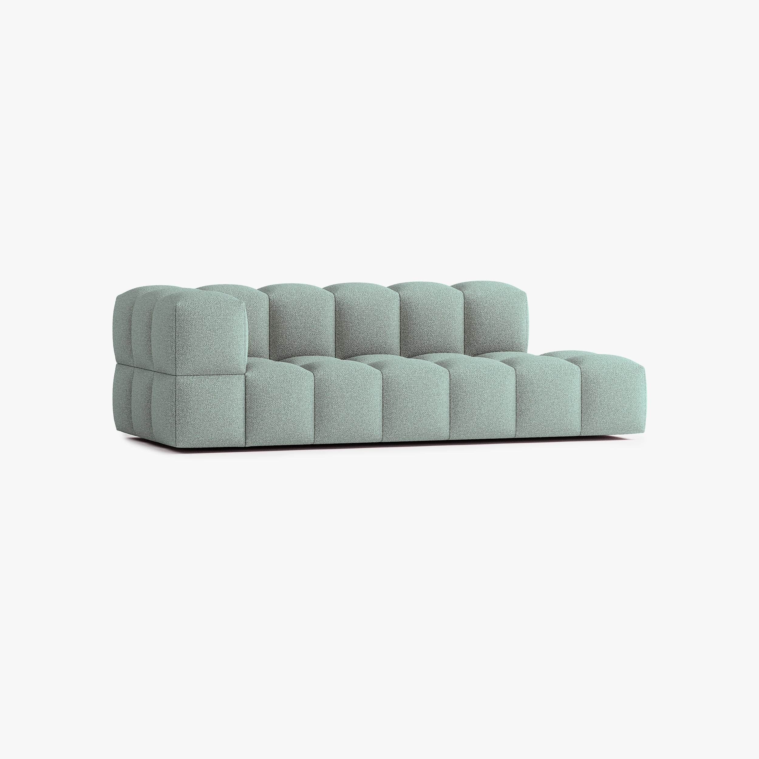 Leo Sofa, Composition L4, 5 Seats, Left Armrest, Upholstery E13