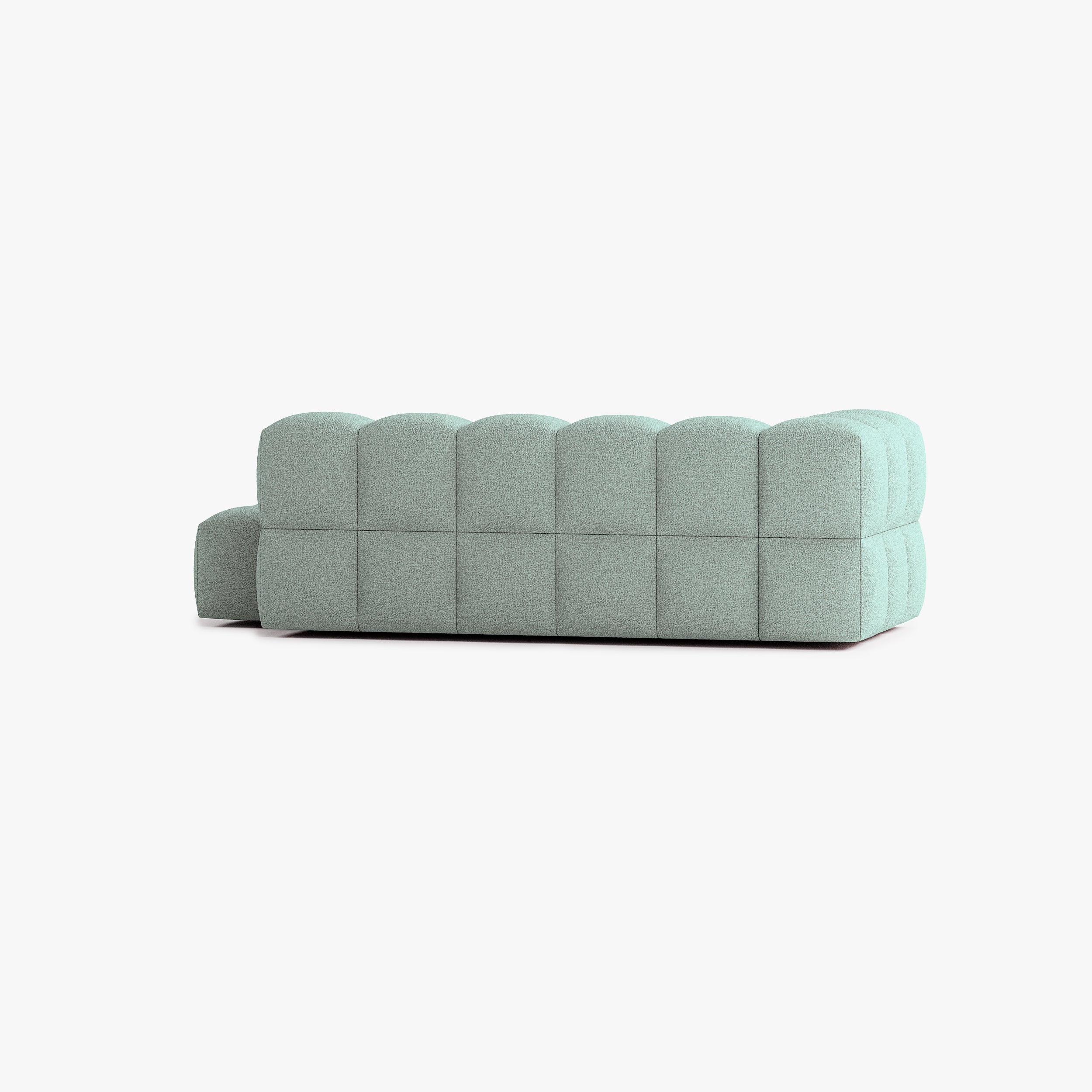 Leo Sofa, Composition L4, 5 Seats, Left Armrest, Upholstery E13