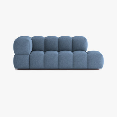 Sofa Leo, Zusammenstellung L4, 4 Plätze, Armlehne links, Bezug E15