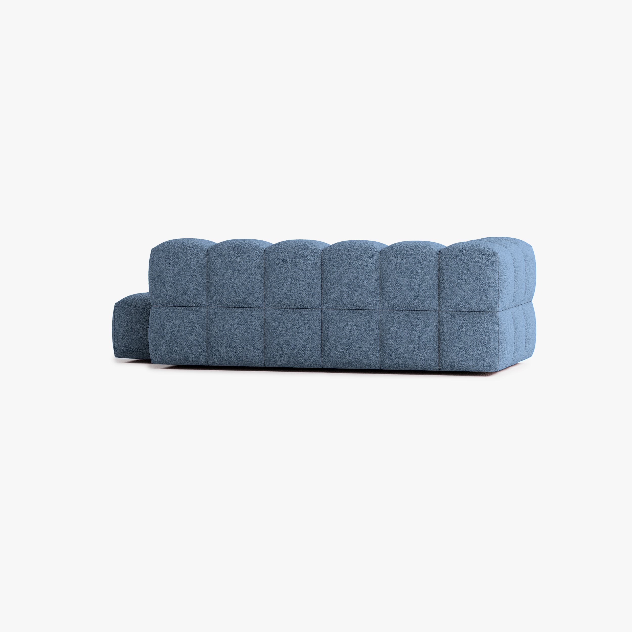 Leo Sofa, Composition L4, 5 Seats, Left Armrest, Upholstery E15