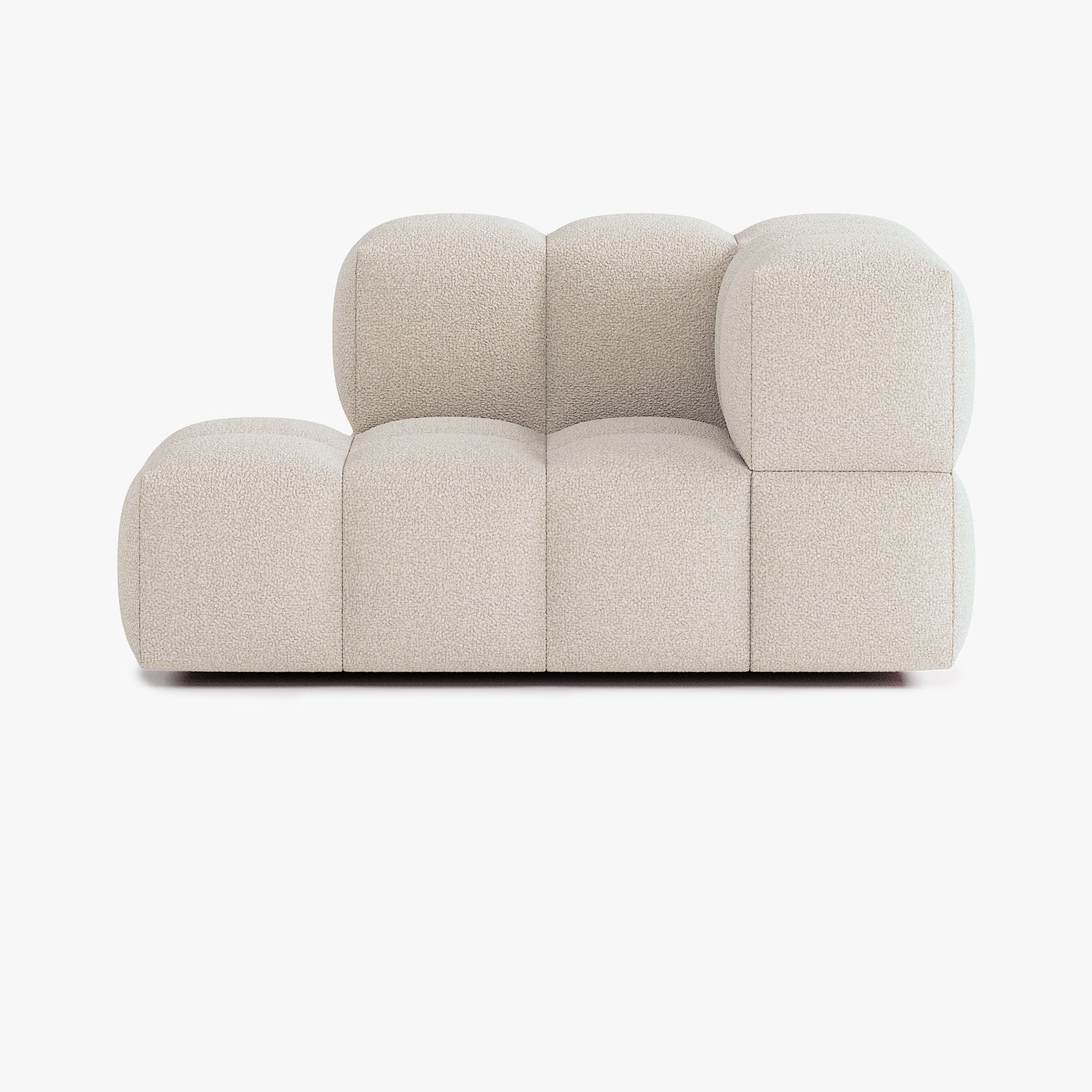 Leo Sofa, Composition L4, 2 Seater, Right Armrest, E2 Upholstery