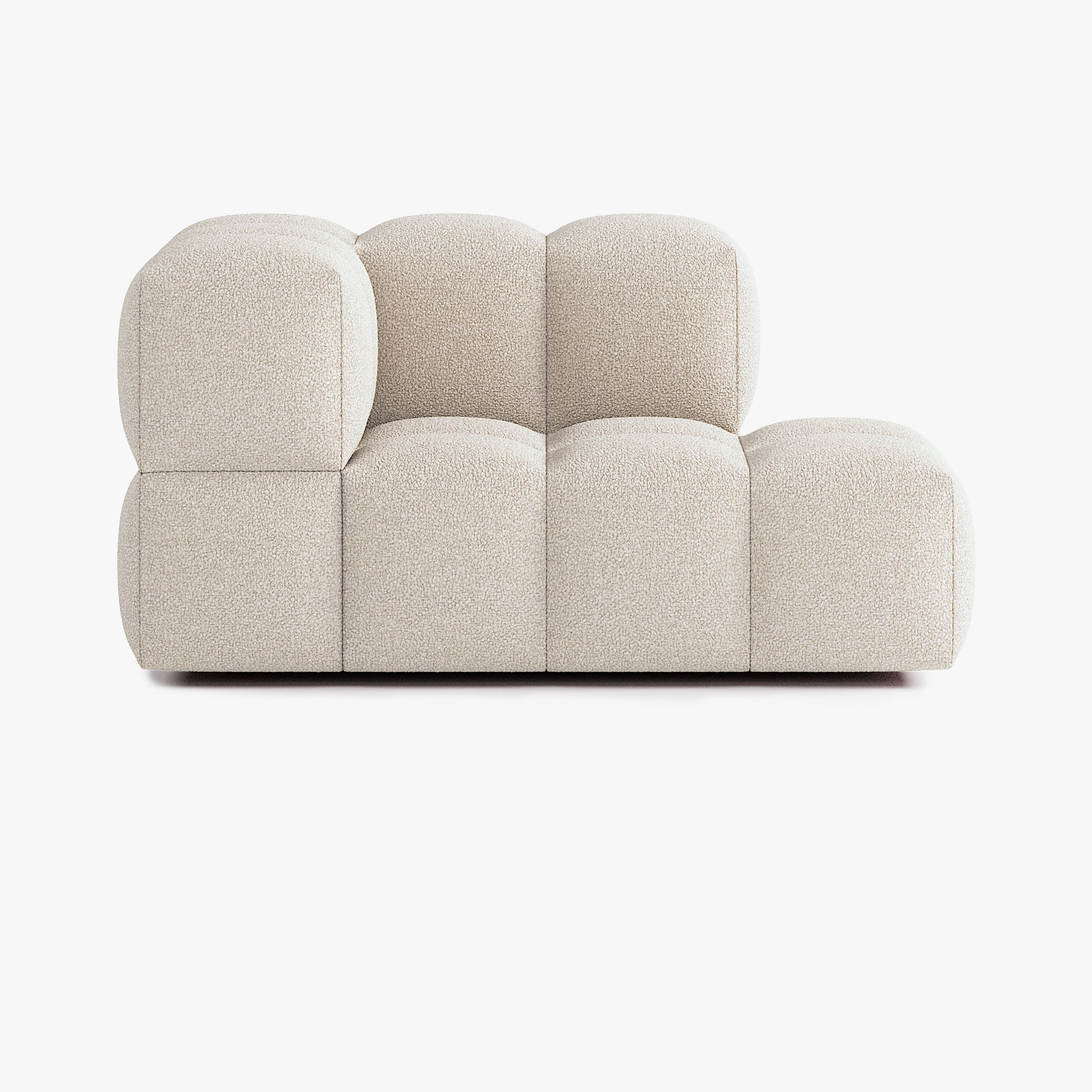 Leo Sofa, Composition L4, 2 Seater, Left Armrest, E2 Upholstery