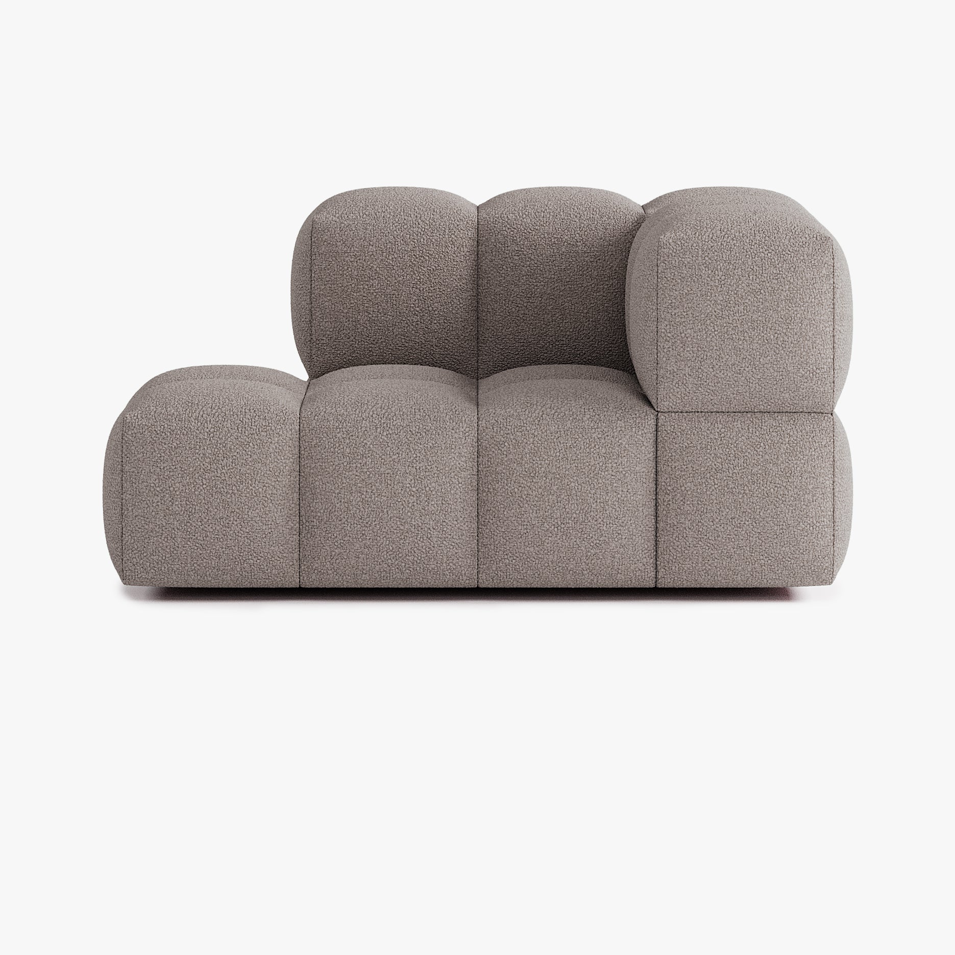 Leo Sofa, Composition L4, 2 Seater, Right Armrest, E4 Upholstery