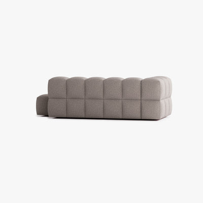 Sofa Leo, Komposition L4, 5 Plätze, Armlehne links, Bezug E4