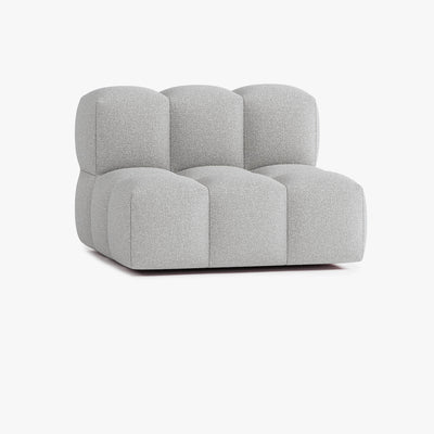 Sofa Leo, Zusammenstellung L2, 2 Plätze, Bezug E7