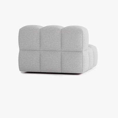Sofa Leo, Zusammenstellung L2, 2 Plätze, Bezug E7