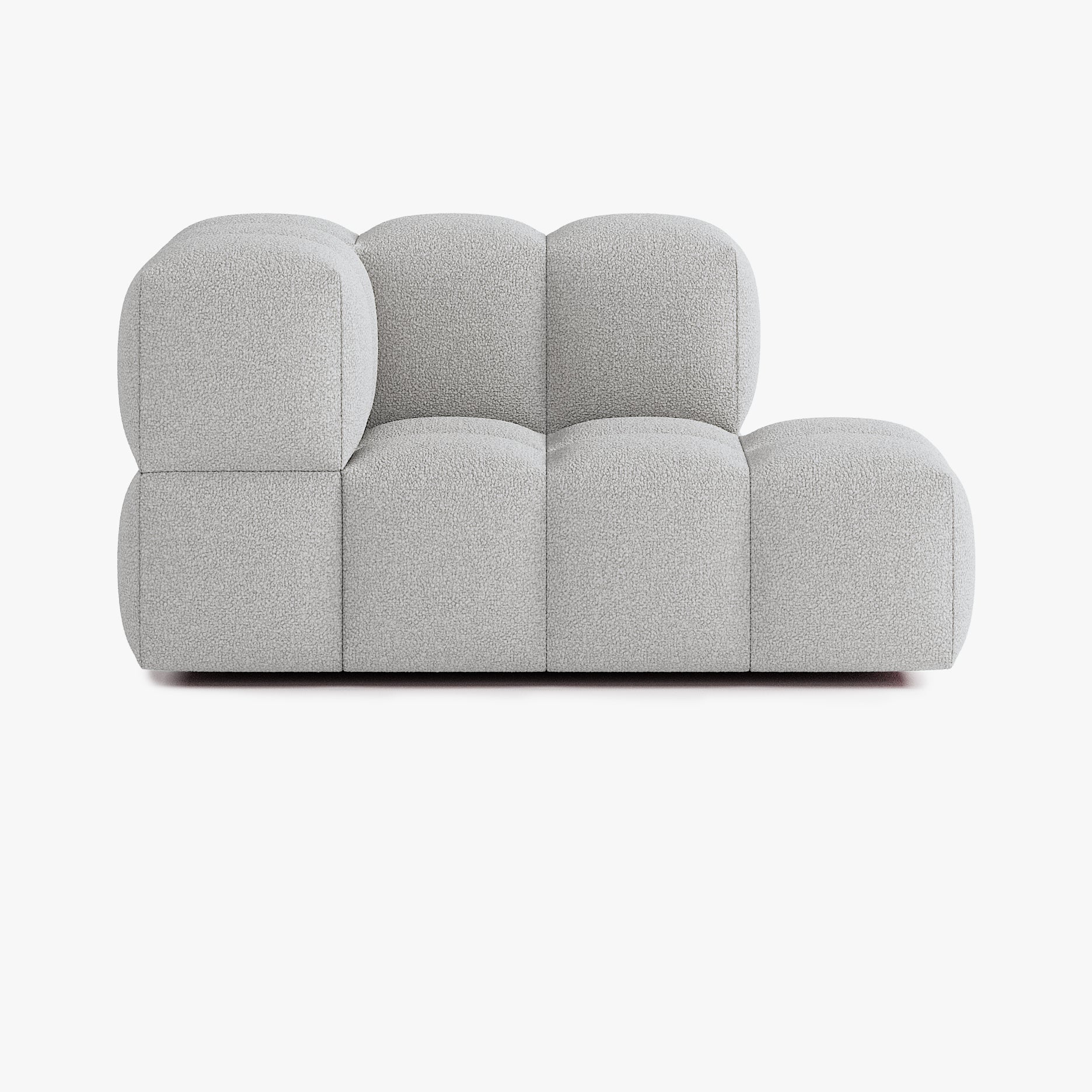 Leo Sofa, Composition L4, 2 Seater, Left Armrest, E7 Upholstery