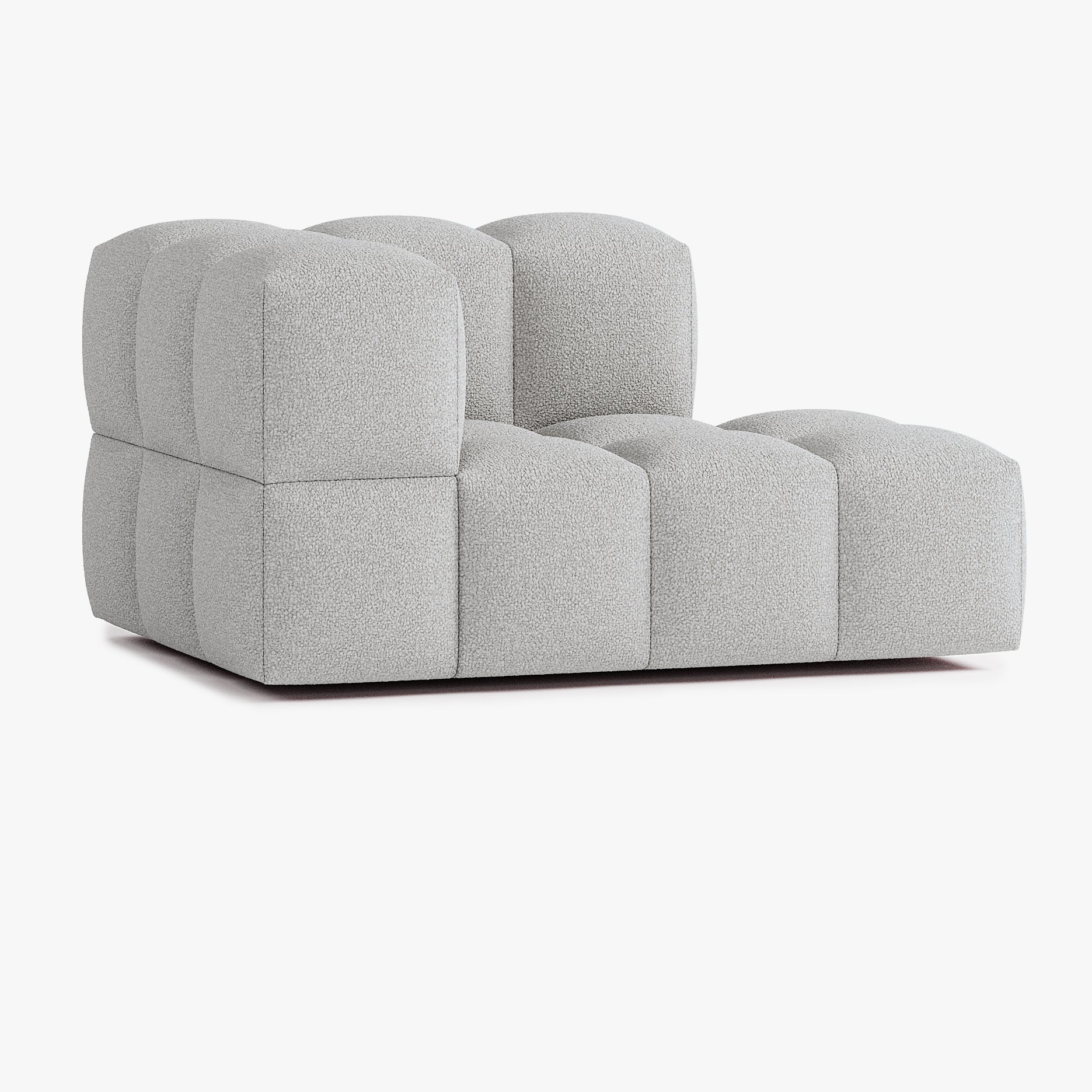 Leo Sofa, Composition L4, 2 Seater, Left Armrest, E7 Upholstery
