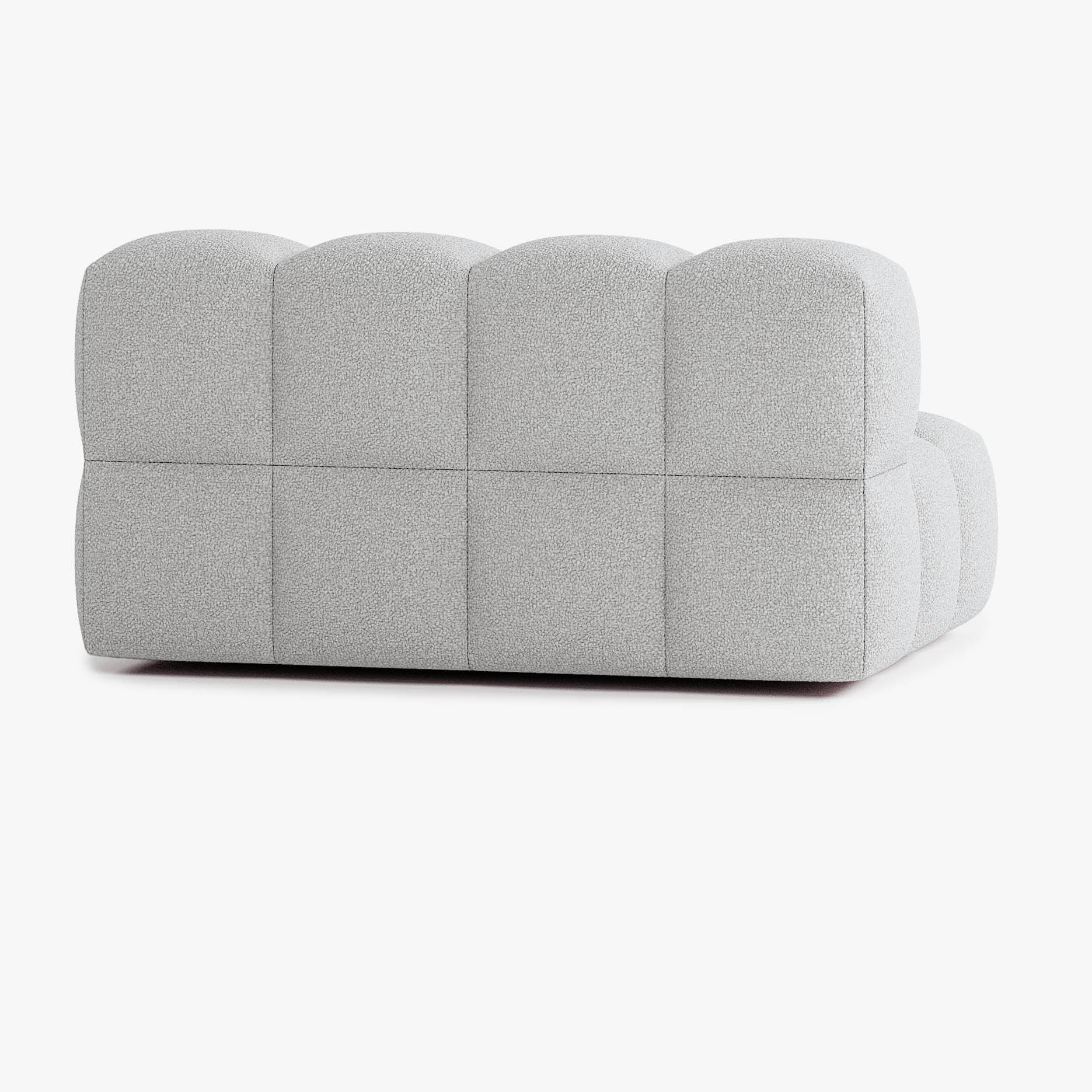 Sofa Leo, Komposition L2, 3 Plätze, Bezug E7