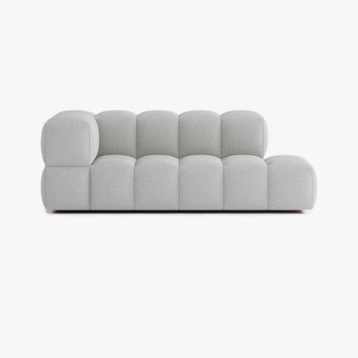 Sofa Leo, Zusammenstellung L4, 4 Plätze, Armlehne links, Bezug E7