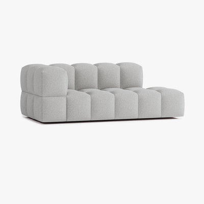 Sofa Leo, Zusammenstellung L4, 4 Plätze, Armlehne links, Bezug E7