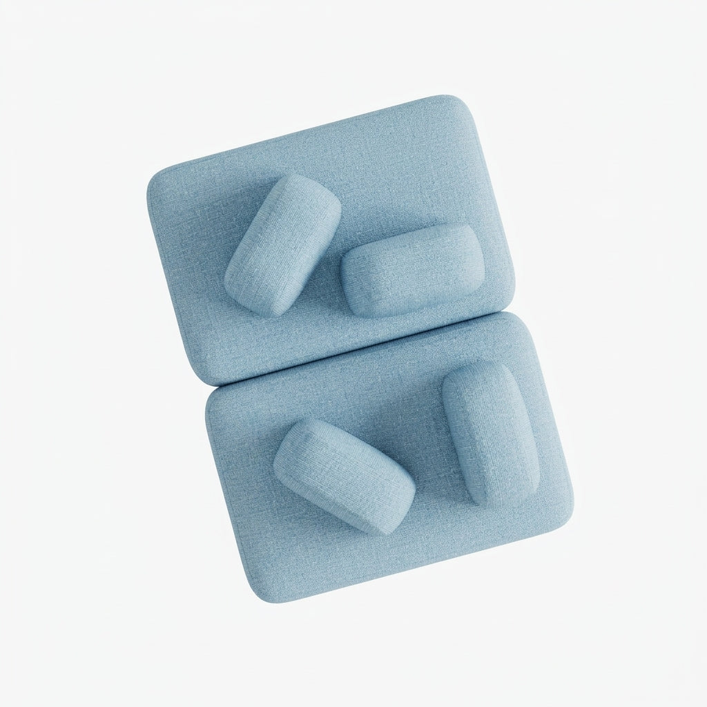 Dan Sofa, Composition D5, 6 Seats, Upholstery S10