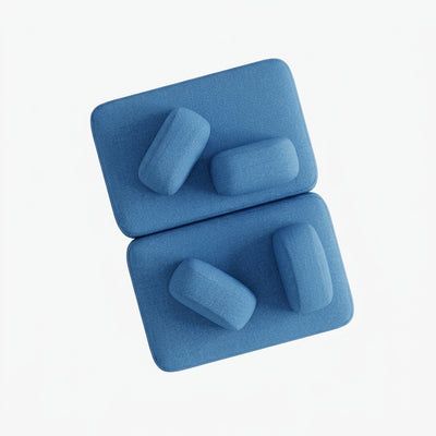 Dan Sofa, Composition D5, 6 Seats, Upholstery S10