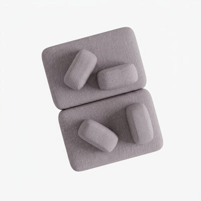 Dan Sofa, Composition D5, 6 Seats, Upholstery S10