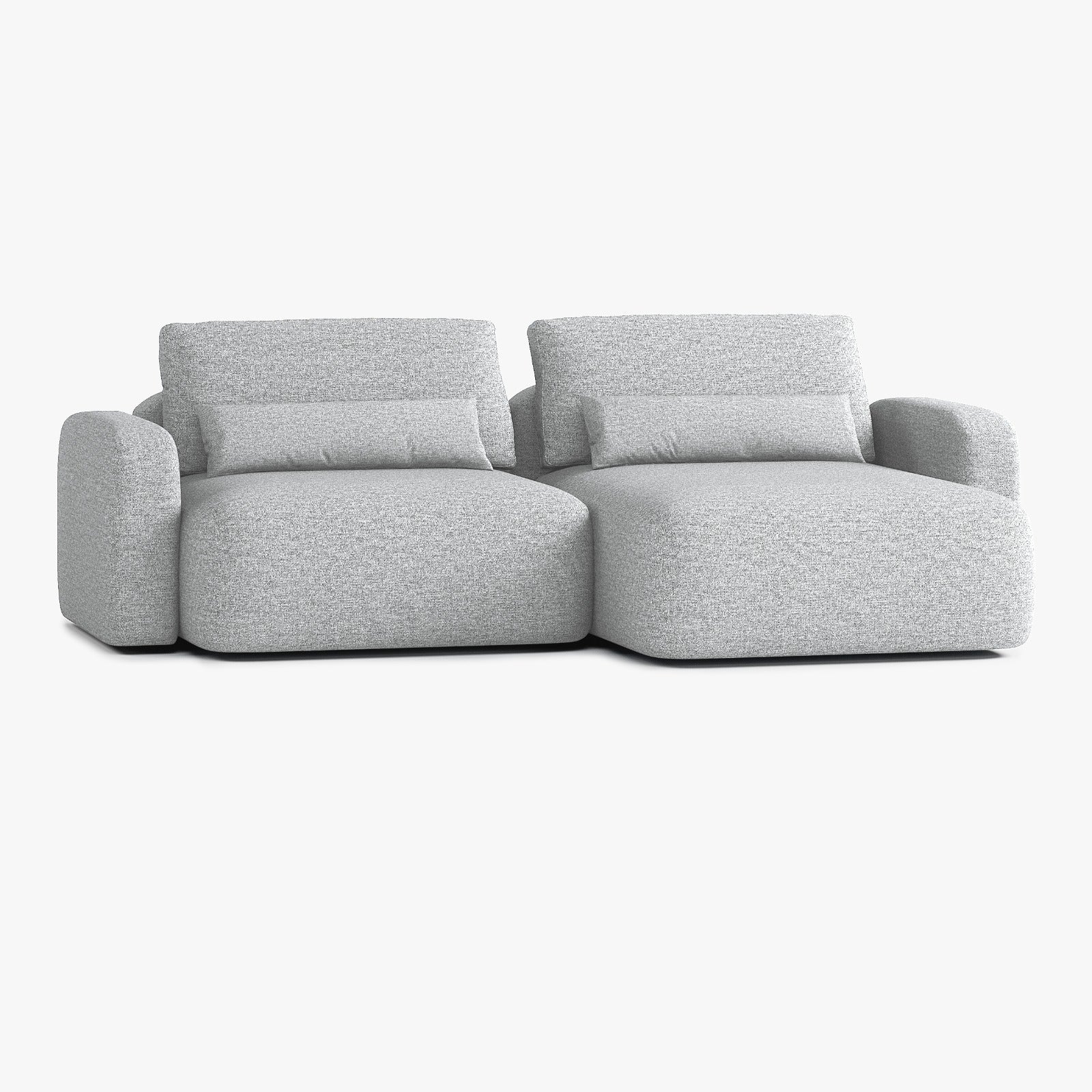 Tom Sofa, T2 Composition, Right Peninsula, Q18 Upholstery