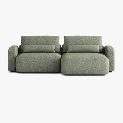 Sofa Tom, Zusammenstellung T2, Chaiselongue rechts, Bezug Q7
