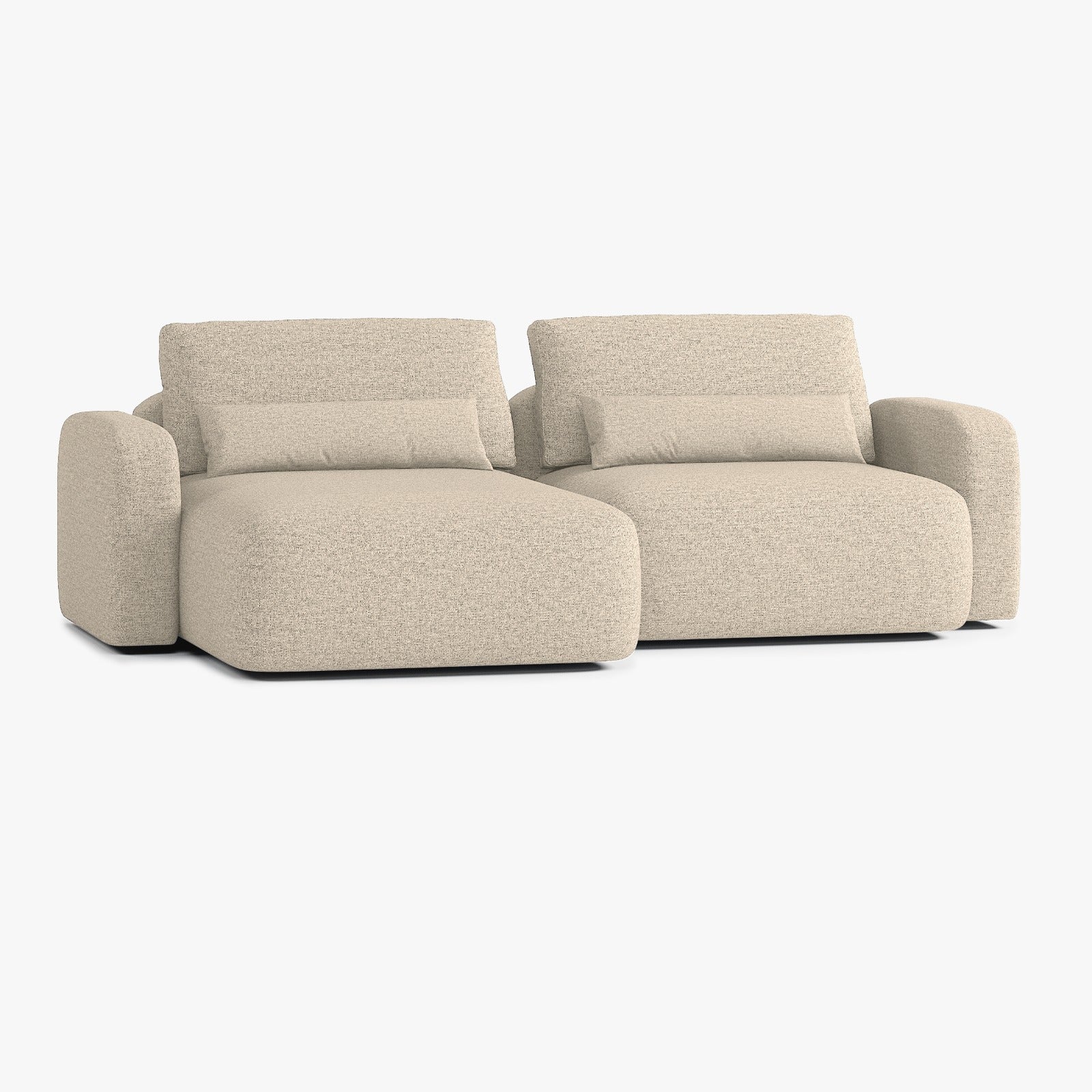 Tom Sofa, T2 Composition, Left Peninsula, Q2 Upholstery