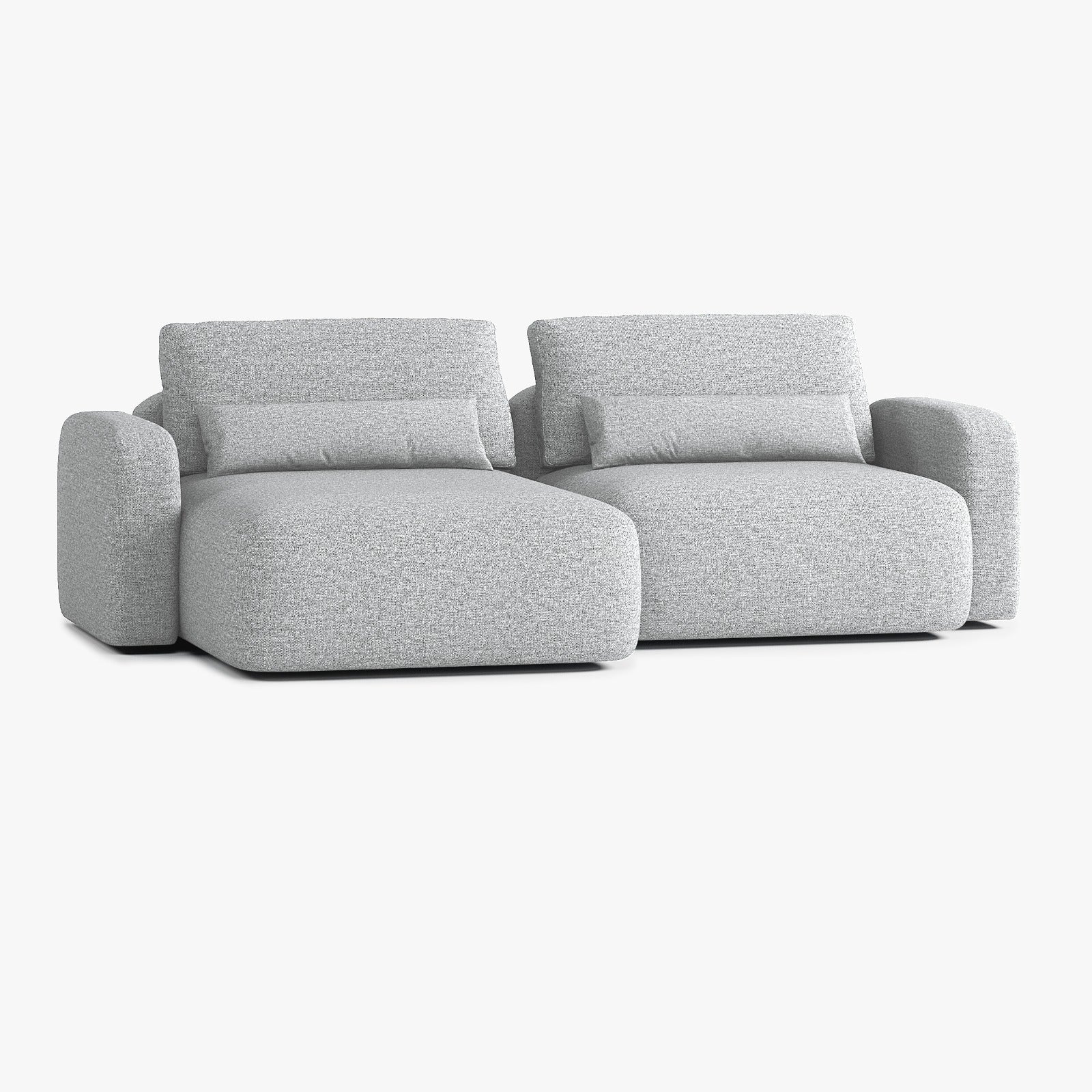 Sofa Tom, Zusammenstellung T2, Chaiselongue links, Bezug Q18