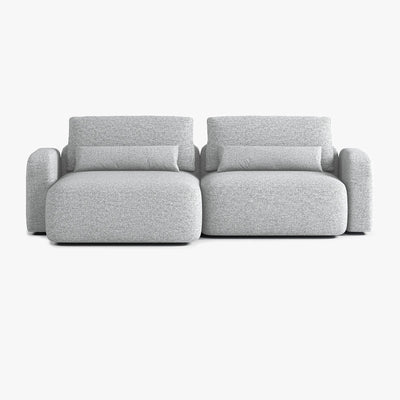 Sofa Tom, Zusammenstellung T2, Chaiselongue links, Bezug Q18