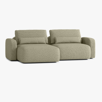 Sofa Tom, Zusammenstellung T2, Chaiselongue links, Bezug Q6