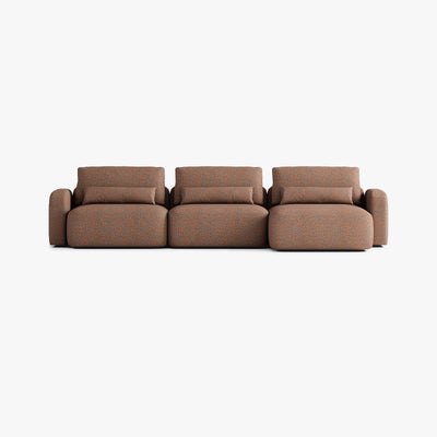 Sofa Tom, Zusammenstellung T4, Chaiselongue rechts, Bezug Q10