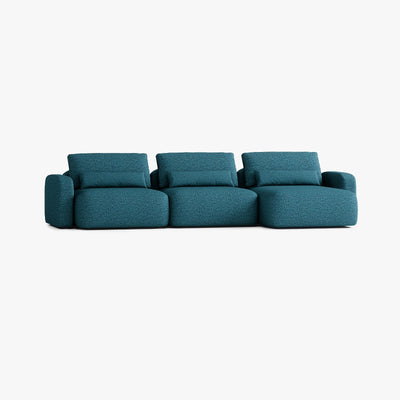 Sofa Tom, Zusammenstellung T4, Chaiselongue rechts, Bezug Q11