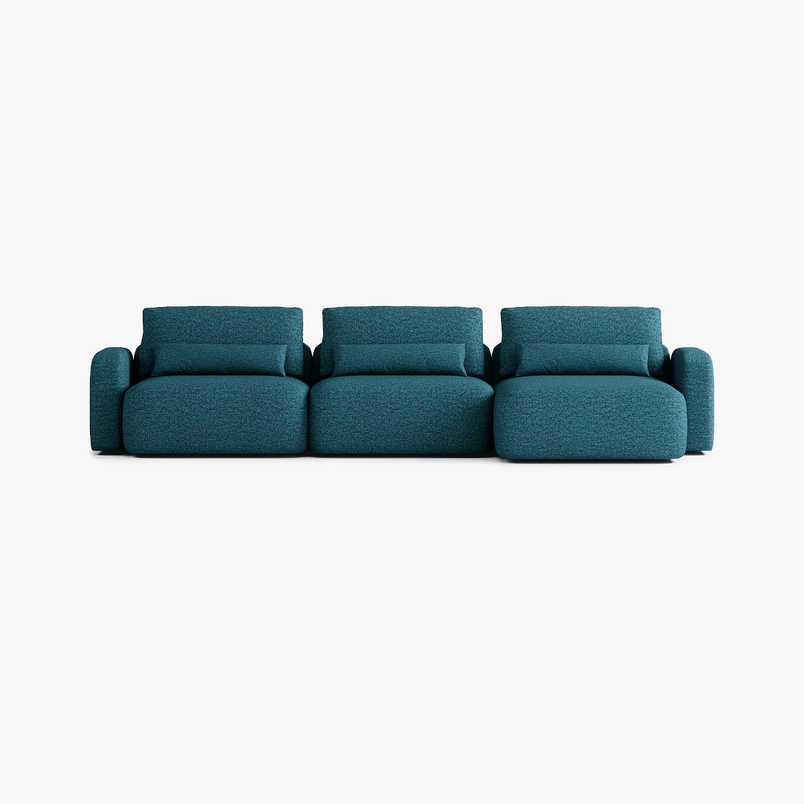 Tom Sofa, Composition T4, Peninsula on the Right, Q11 Upholstery