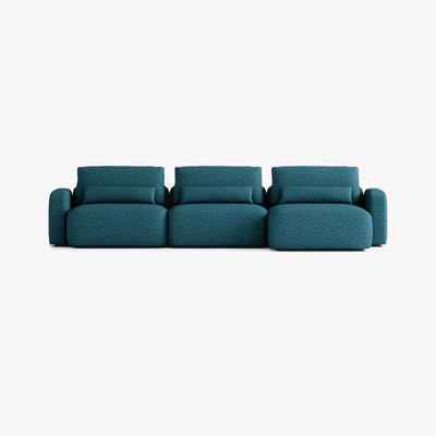 Sofa Tom, Zusammenstellung T4, Chaiselongue rechts, Bezug Q11