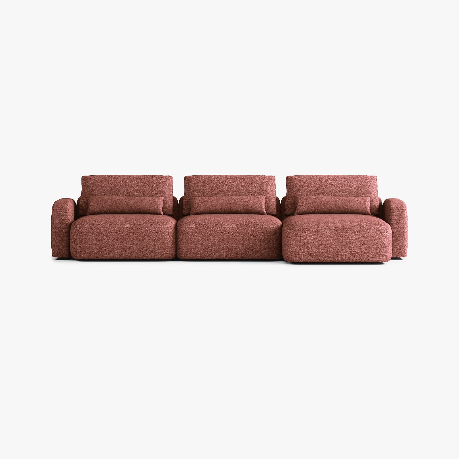 Tom Sofa, T4 Composition, Right Peninsula, Q14 Upholstery