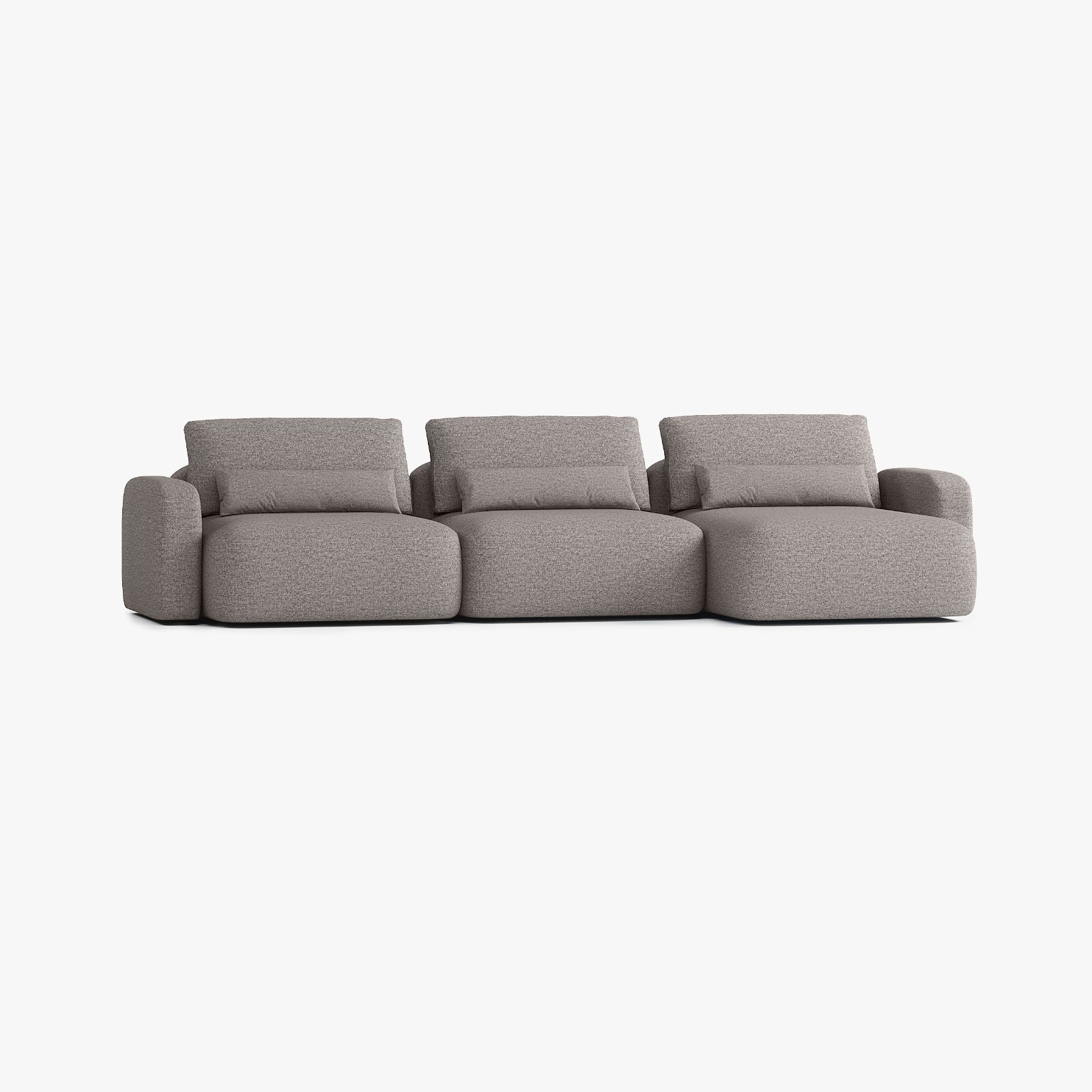 Tom Sofa, T4 Composition, Right Peninsula, Q15 Upholstery
