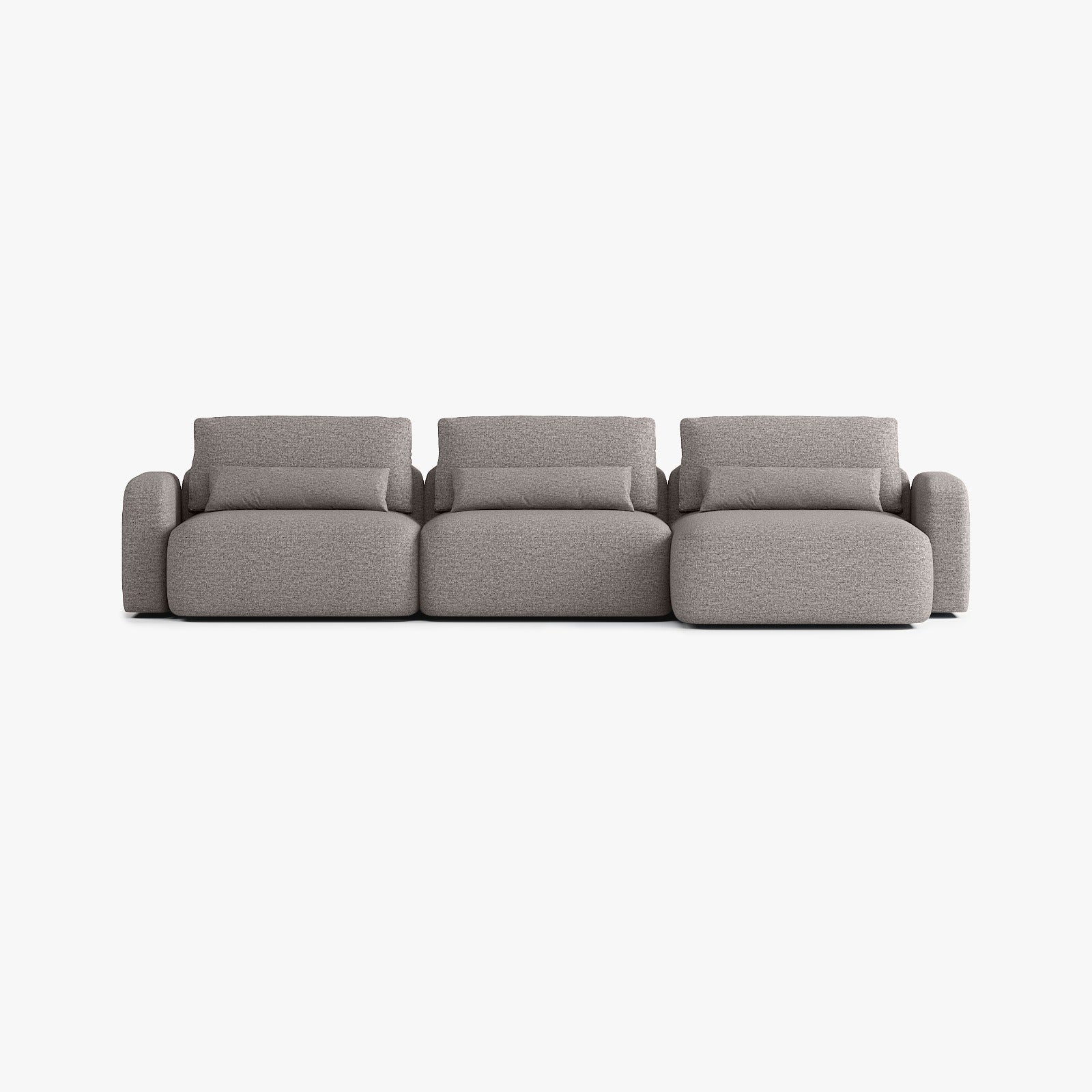 Tom Sofa, T4 Composition, Right Peninsula, Q15 Upholstery