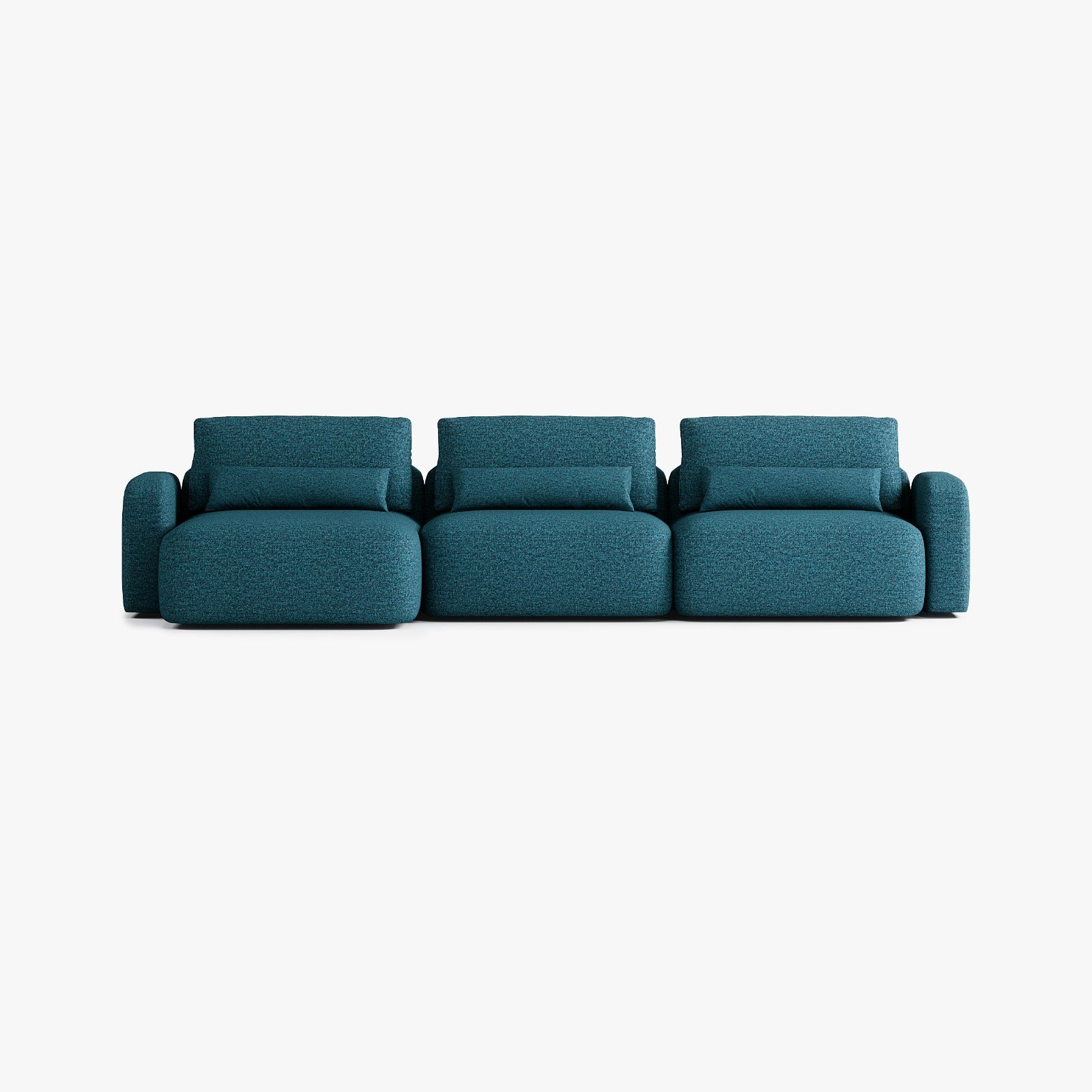 Tom Sofa, Composition T4, Left Peninsula, Q11 Upholstery