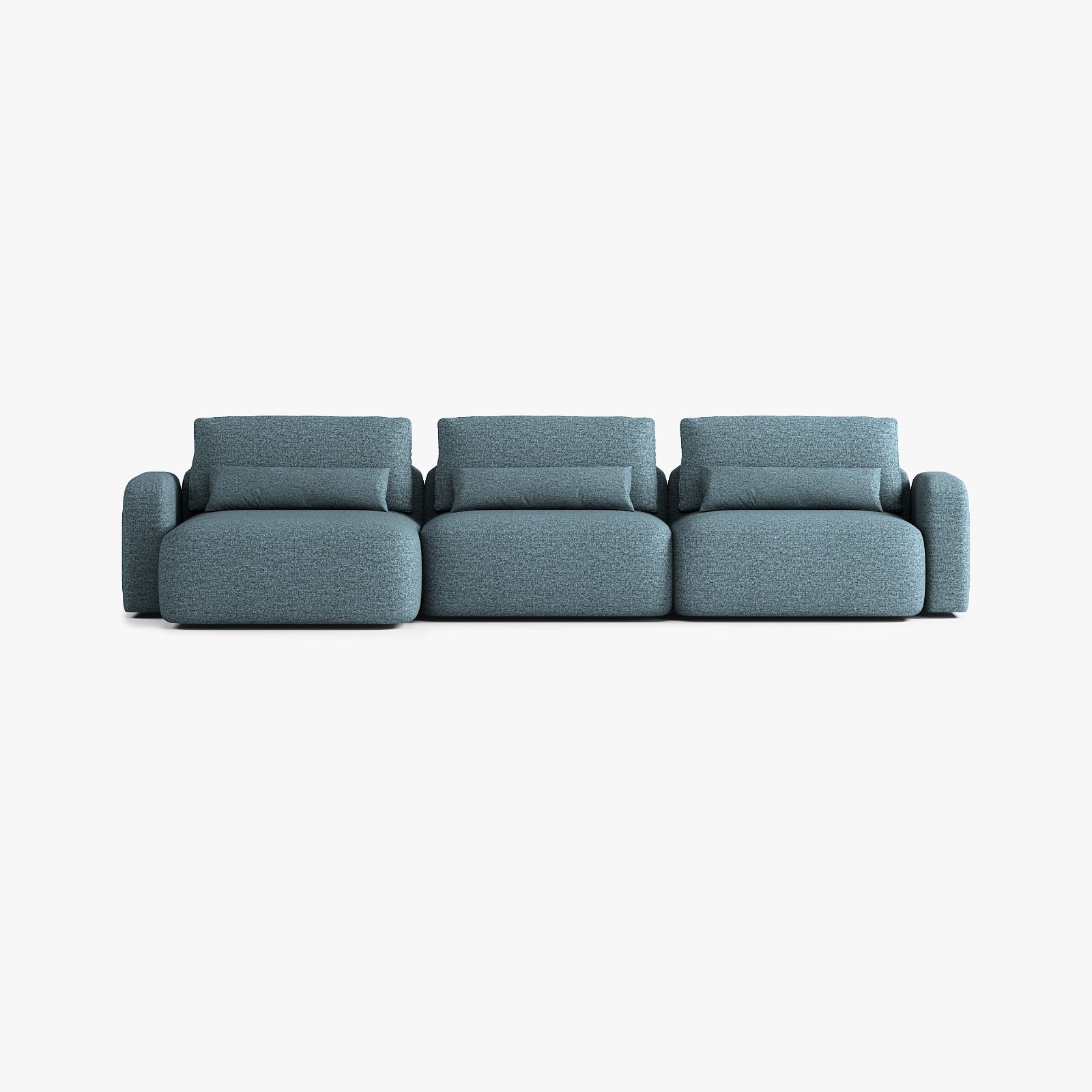 Tom Sofa, T4 Composition, Left Peninsula, Q12 Upholstery