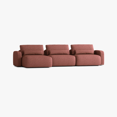 Sofa Tom, Zusammenstellung T4, Chaiselongue links, Bezug Q14