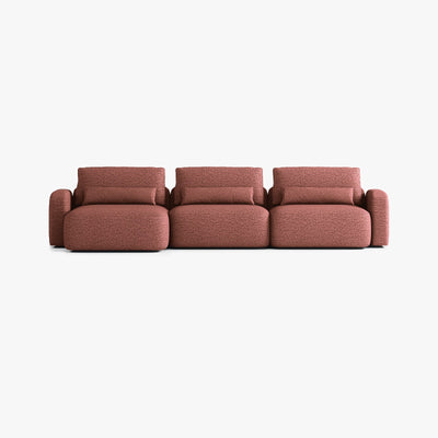 Sofa Tom, Zusammenstellung T4, Chaiselongue links, Bezug Q14
