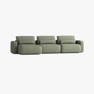 Sofa Tom, Zusammenstellung T4, Chaiselongue links, Bezug Q7