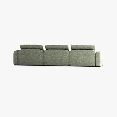 Sofa Tom, Zusammenstellung T4, Chaiselongue links, Bezug Q7