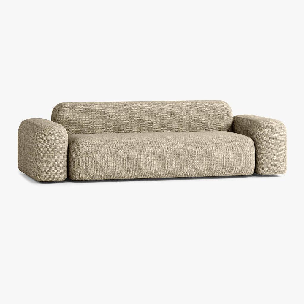 Divano Max, Outdoor, Composizione A3, 3 Posti, Rivestimento V1
