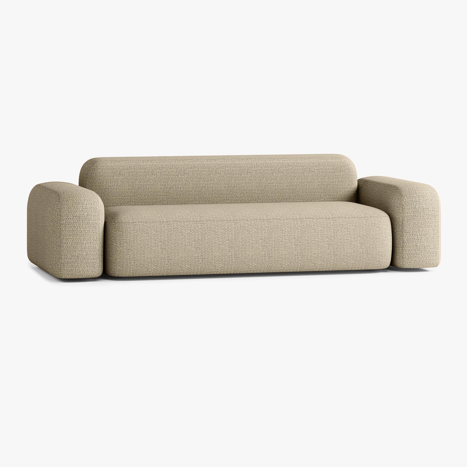 Max Sofa, Composition A3, 3 Seater, V1 Upholstery