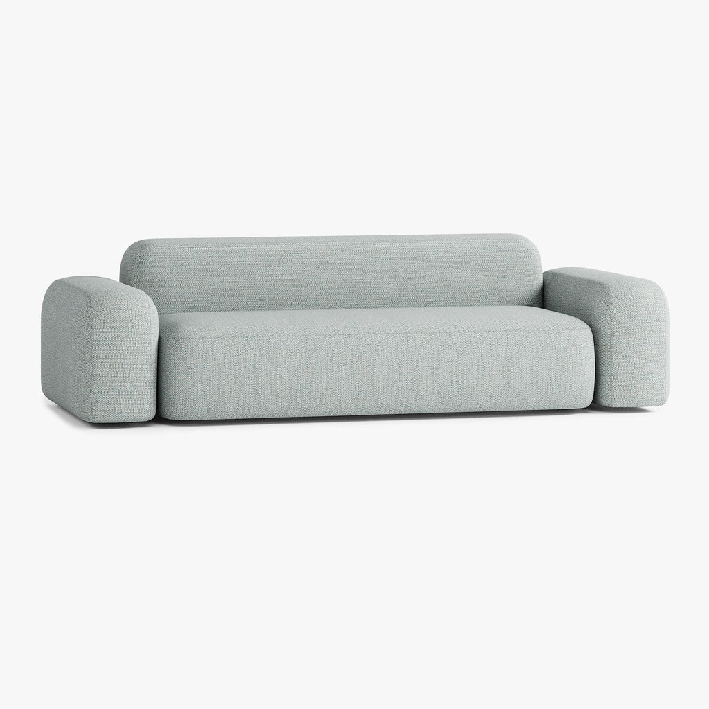 Divano Max, Outdoor, Composizione A3, 3 Posti, Rivestimento V4